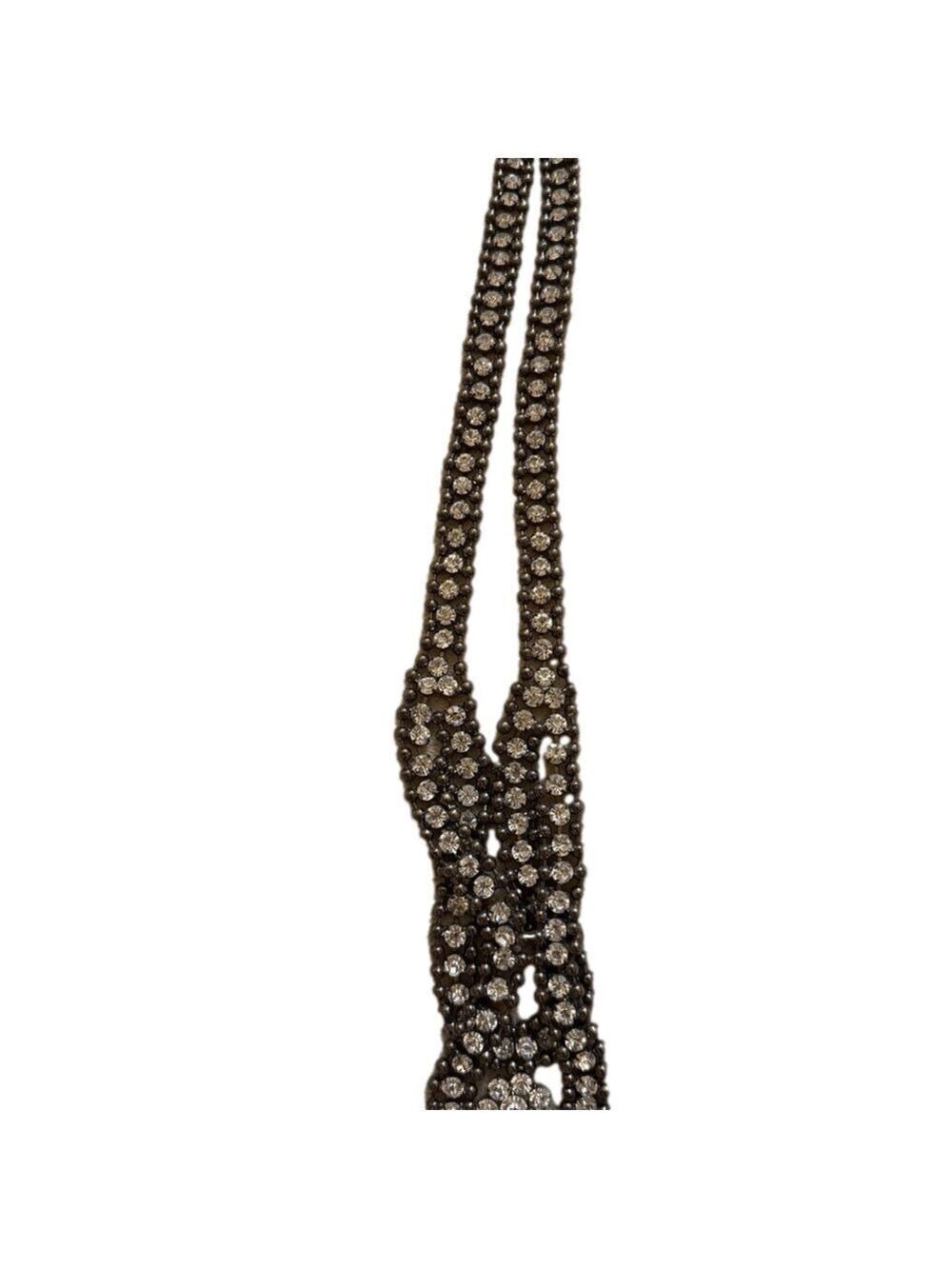 Elegant Black and Silver Necklace